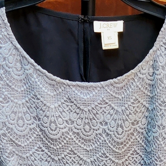 Xs J.Crew Lace and silk blouse - Picture 2 of 4